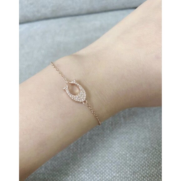 Coach 91427 Pave Signature Slider Bracelet, Gold NWT, Org $78, Limited Edition - Picture 5 of 10